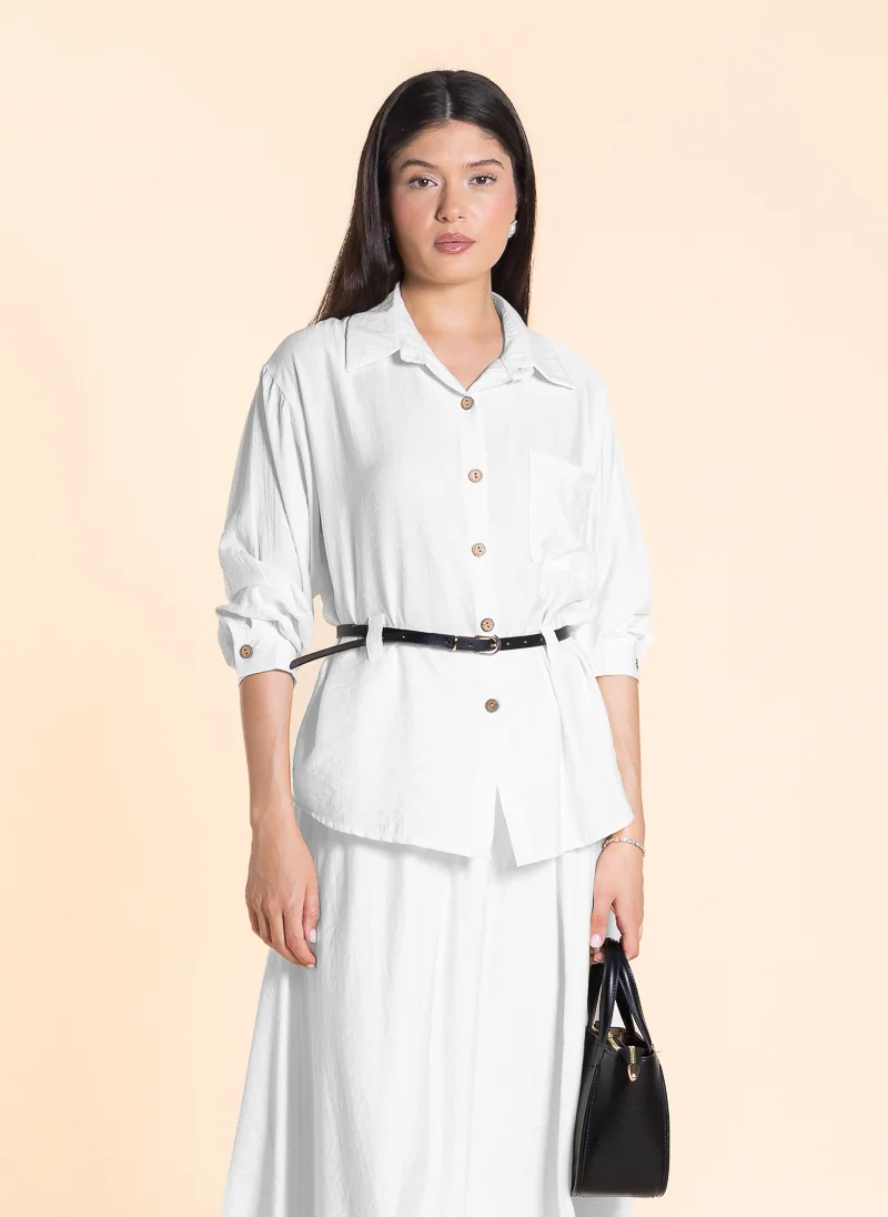 SHAPES LIGHTWEIGHT LONG SKIRT SET