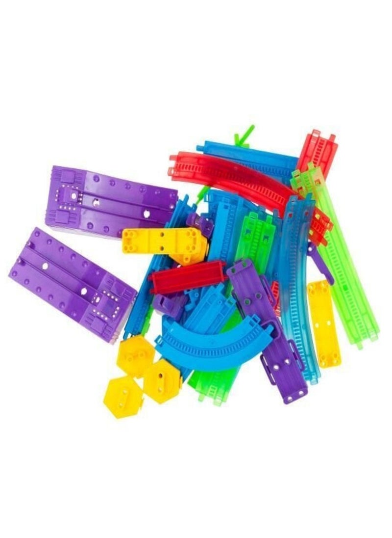 Electric 360 Degree Rail Slot Cars Race Track Educational Children Toddler Toys Model Train Race Track Roller Coaster To  - Image 2