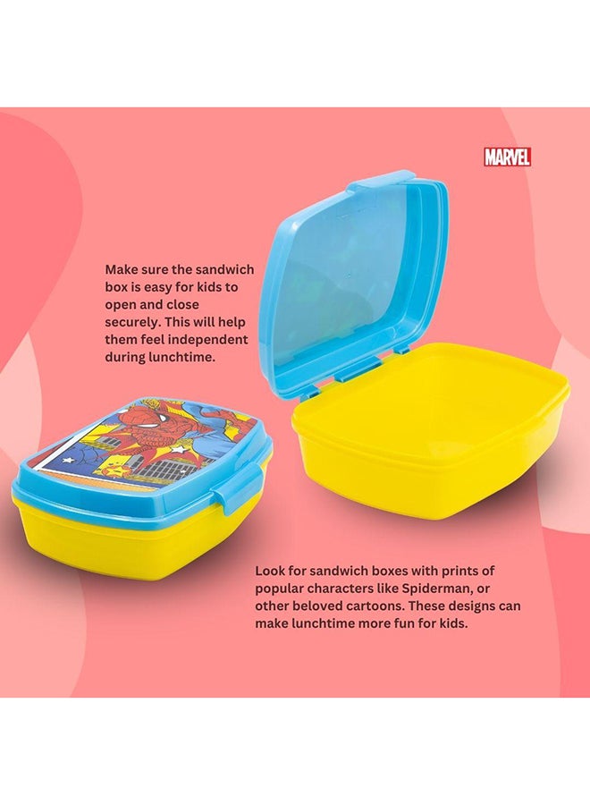 MARVEL Stor Funny Lunch Box Spiderman Midnight Flyer - Image 4