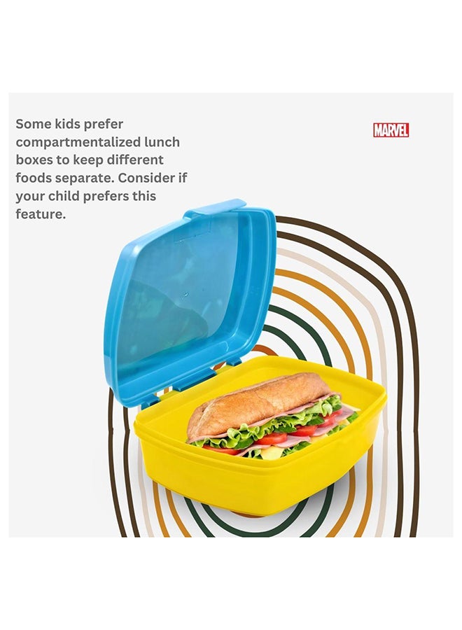 MARVEL Stor Funny Lunch Box Spiderman Midnight Flyer - Image 5