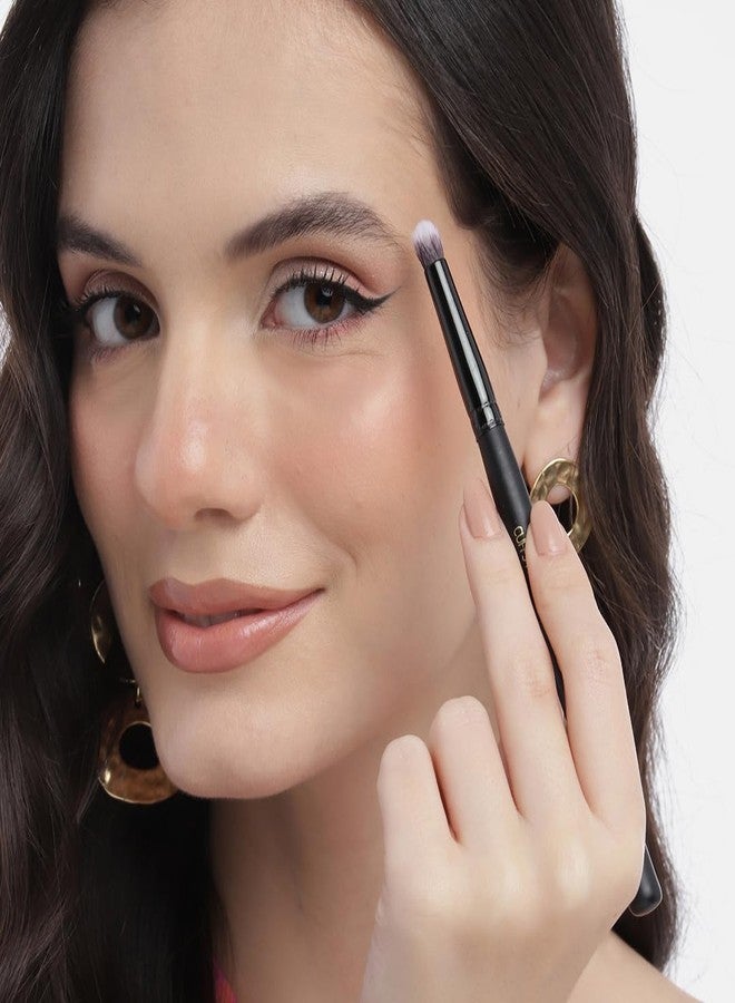 Cuffs N Lashes Pencil Brush E006 | Precision Eye Makeup Brush for Smudging &Detailing | Ultra Soft Bristles | Professional Eye Brush | Handmade in India | Cruelty-Free - Image 3