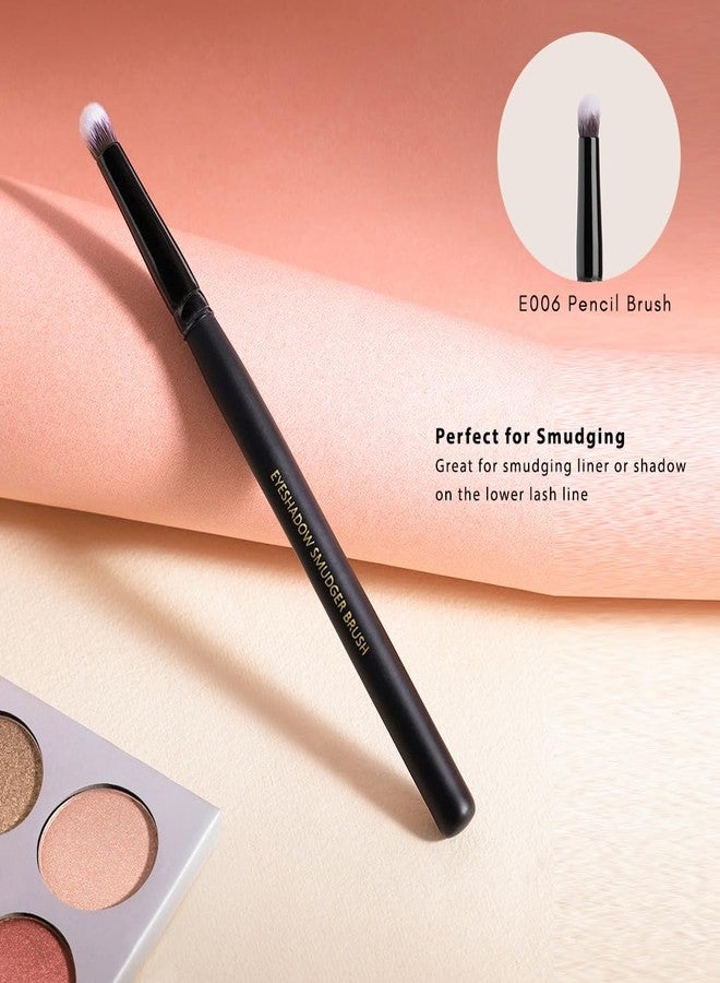 Cuffs N Lashes Pencil Brush E006 | Precision Eye Makeup Brush for Smudging &Detailing | Ultra Soft Bristles | Professional Eye Brush | Handmade in India | Cruelty-Free - Image 2