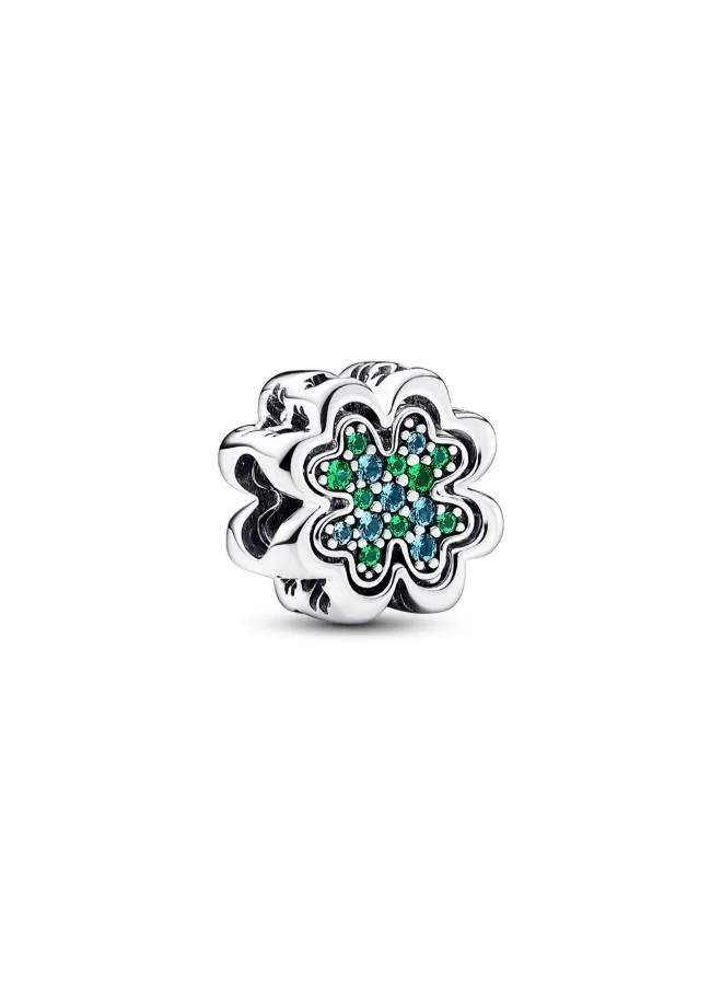 باندورا Splittable Four Leaf Clover Charm