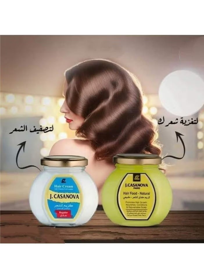 جيه كازانوفا غذاء للشعر - طبيعي - 150 جم - Image 5
