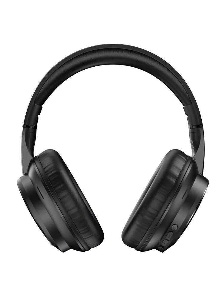 devia Wireless Bluetooth 5.4 Headphones with 40mm HD Stereo Sound – 10-Hour Battery Life, Dual Connectivity, 3 Sound Modes, Lightweight Foldable Design, 15m Range, Black - Image 3