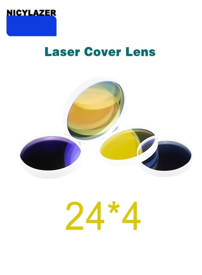 Laser Protective Lens 24*4 for Laser Cutting, Quartz Material