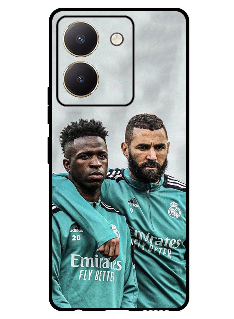 Theodor Protective Case Anti Scratch Shock Proof Bumper Cover For Vivo Y27s Benzema and Vinicius - Image 1