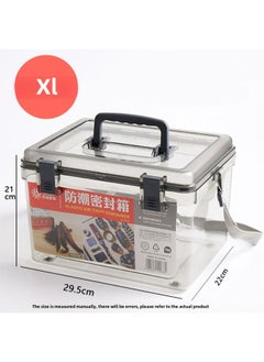 Generic Camera Moisture-proof Box SLR Lens Digital Desiccant Photographic Equipment Box Dehumidification Electronic Microphone Sealed Storage-Color:0l-xl + 1 Pack Of Desiccant + Portable Rope  - Image 1