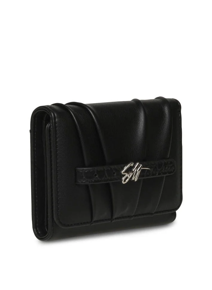 Bnox Black & Silver Women's Wallet