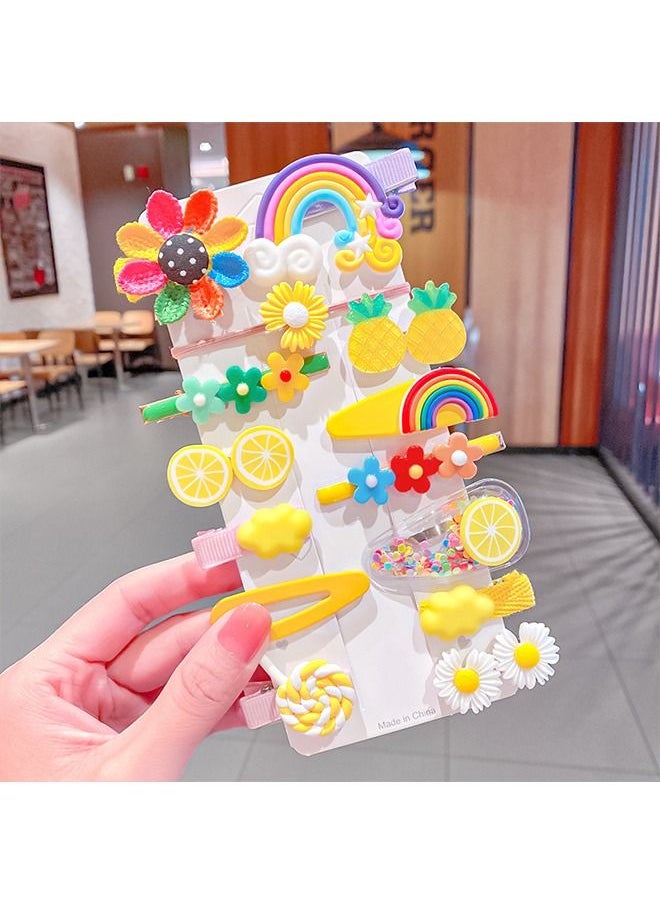 Unique 42Pcs Hair Clips, Barrettes for Girls, Kids Hair Clips for Styling, Flower Rainbow Candy Fruits Butterfly Cute Hair Clips for Girls  - Image 2