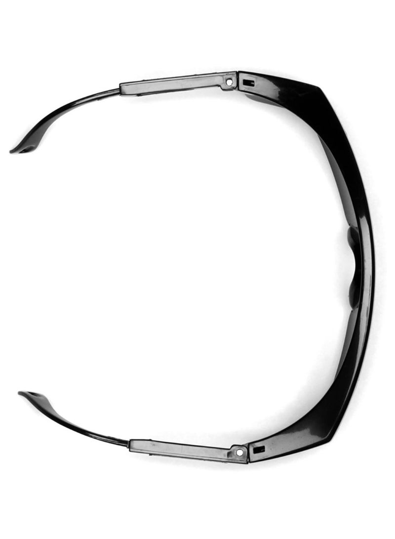 Simba Safety Eye Protective Dustproof Glasses Welding OPT/E Light/IPL/Photon Beauty Instrument Red Laser Goggles (Black) - Image 5