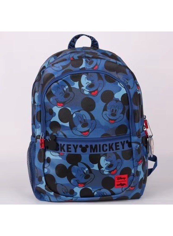 Australia Smiggle Schoolbag Student Schoolbag Primary And Secondary School Student Backpack Outdoor Leisure Bag Backpack-Color:Blue Mickey Large School Bag 42*30cm  - Image 1