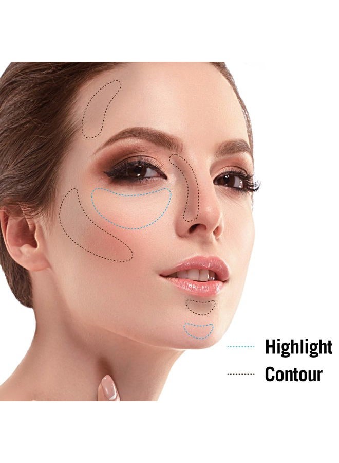 Sistar Shimmer Contour Palettes Define Natural Depth Lighten Darken Shading Bronzing And Highlighting - Image 4