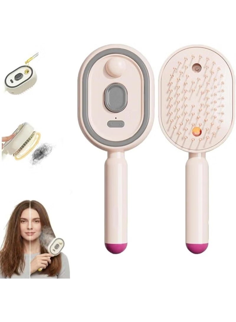 Electric Spray Massage Comb – Electric Spray Massage Comb with Essential Oil Atomization, Red Light Therapy, Anti-Static, Self-Cleaning Hair Brush for Scalp Massage & Hair Care - Image 1