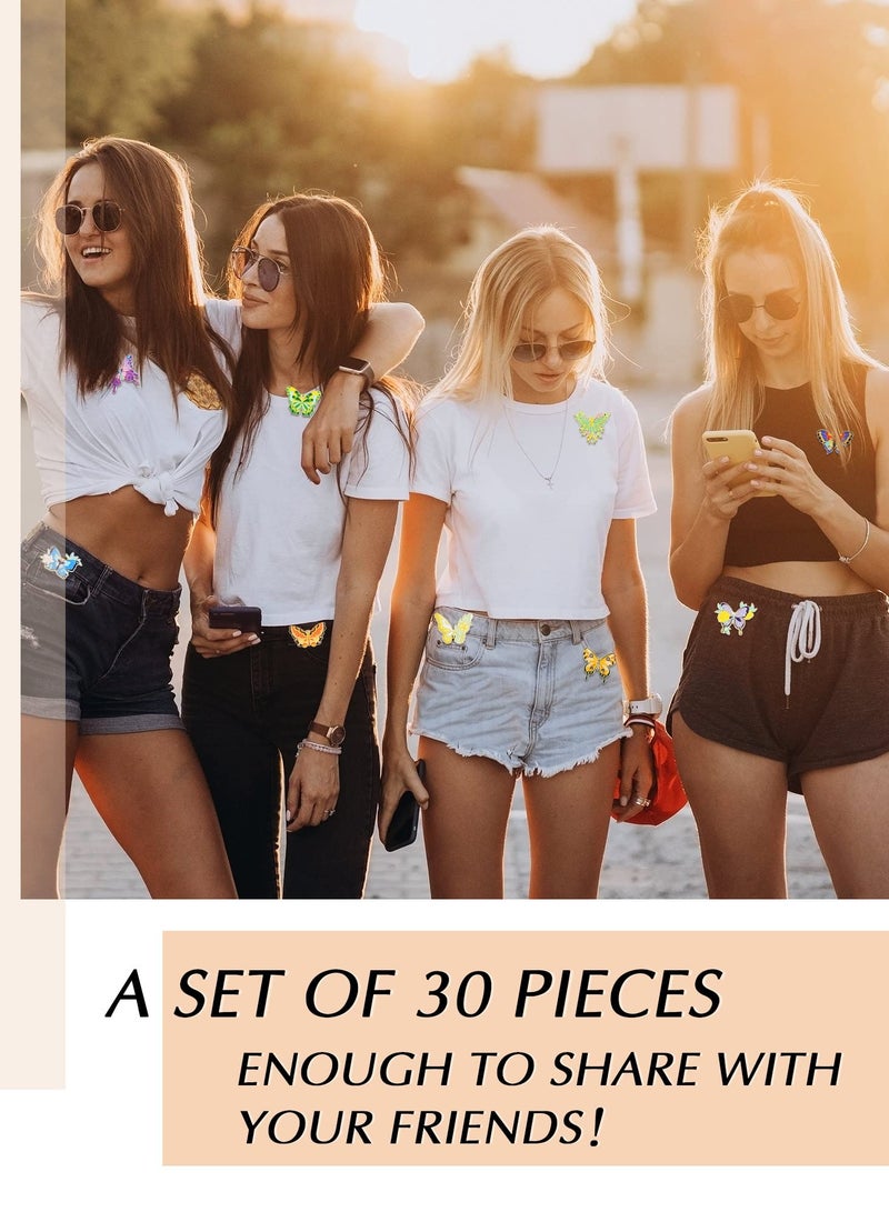 SYOSI Butterfly Enamel Pins Set, Enamel Pins for Backpacks, Lapel Pins Brooches, Enamel Pins for Backpacks Cool Horror Enamel Lapel Pins Steampunk Brooches Pins for Hats Clothes Women Men 10 Pieces - Image 5