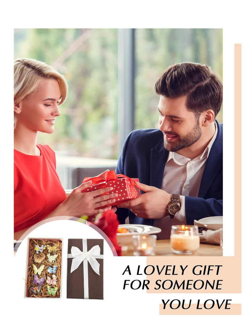 SYOSI Butterfly Enamel Pins Set, Enamel Pins for Backpacks, Lapel Pins Brooches, Enamel Pins for Backpacks Cool Horror Enamel Lapel Pins Steampunk Brooches Pins for Hats Clothes Women Men 10 Pieces - Image 4