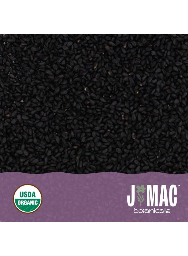 J Mac Botanicals, Organic Nigella Seeds (1 Pound), USDA Certified, black cumin seed, Nigella Sativa, Kalonji Seeds, black caraway, black seeds - Image 2