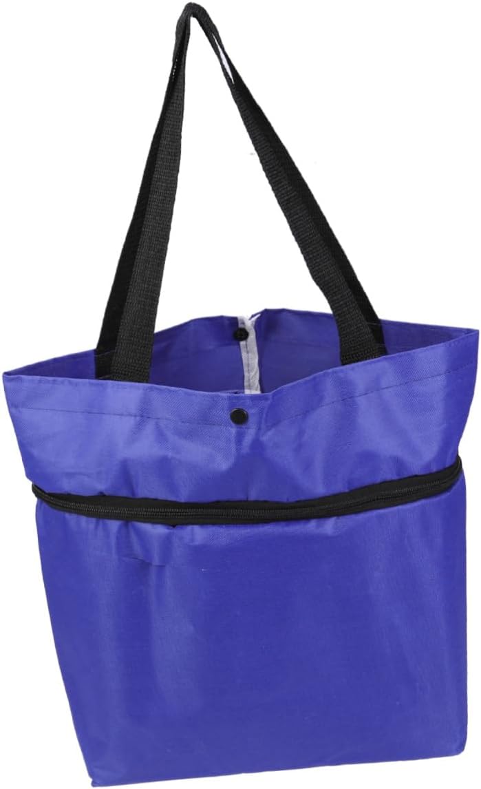 Luxshiny Folded Tug Bag Shopping Cart Wheels Portable Car Luggage Cart Trolley Easy to Store for Women Men Boys and Girls Travel Camping - Image 1