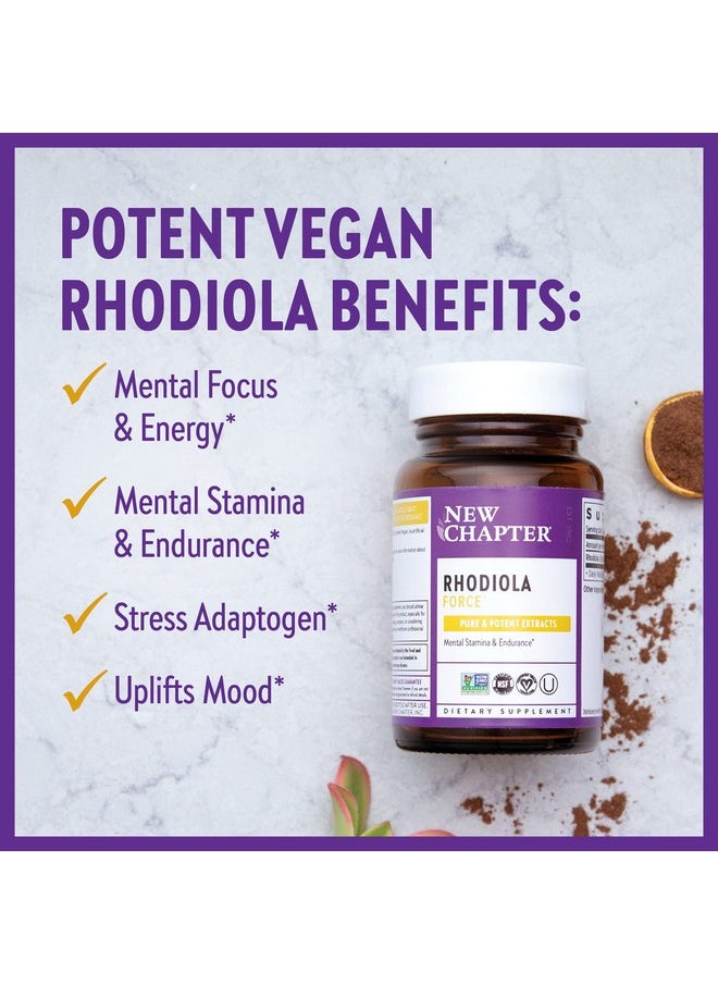 Rhodiola Force 300Mg With Potent Vegan Rhodiola For Mental Focus & Stamina Endurance + Mood Support + Stress Adaptogen + Non Gmo Ingredients 30 Count - pzsku/Z23846EED8A7B17EA14ECZ/45/_/1695134255/8ef62ec0-5f49-4ac6-80d2-dbd5f9ccb73c