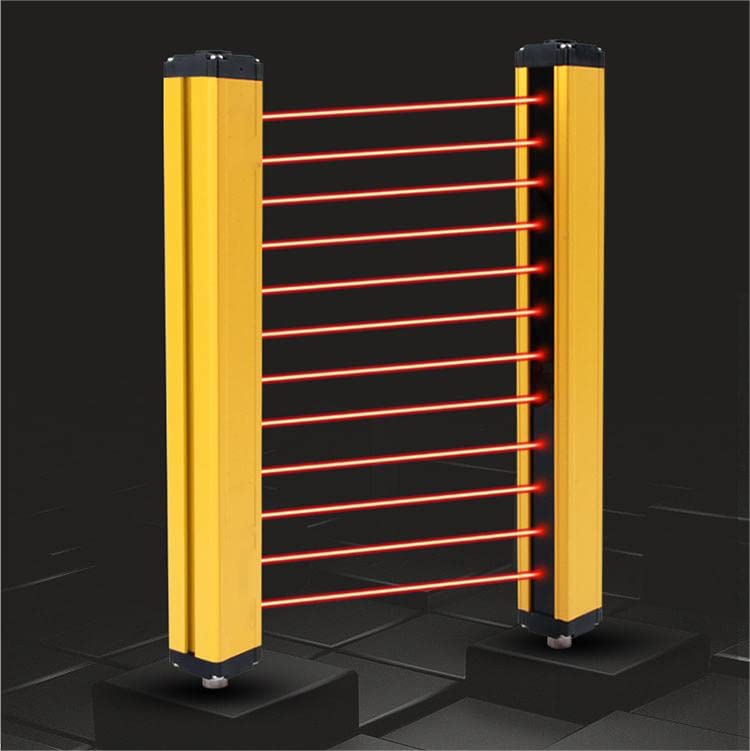 BORDSTRACT Light Curtain Sensor,Safety Light Grating Sensor Beam Pitch 40mm Sensing Height 525mm, Security Switch Protection Sensor Light Screen Including Mounting Kits And Cables(12 Beams (BEM1240-30NB)) - Image 4
