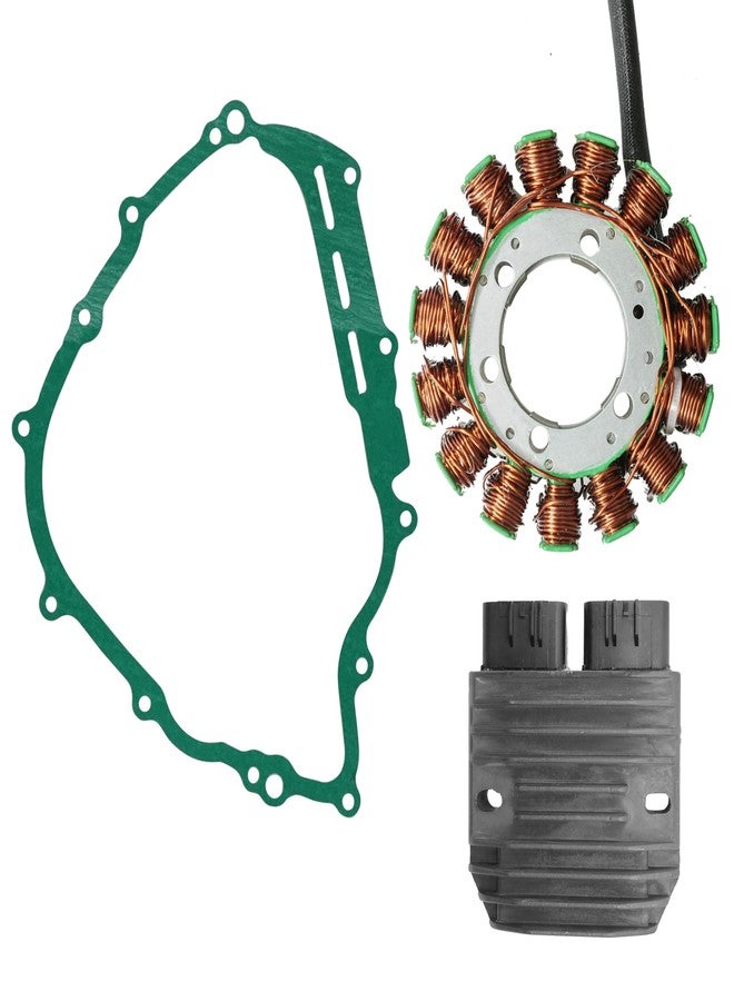 Caltric Stator And Regulator Rectifier and Gasket Compatible with Yamaha Rhino 700 | FI | Hunter | Special | Sport | Ducks | 2008-2013 5B4-81410-00-00 1D7-81960-01-00 3B4-15451-00-00 - Image 5