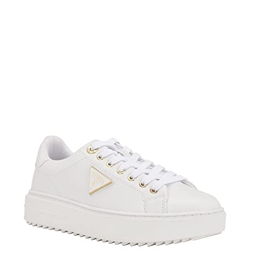 GUESS Women's DENESA Sneaker, White 145, 6.5 - Image 2