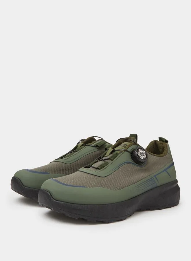 Styli  Olive Quick Lock casual Shoes for Men | Best Price UAE