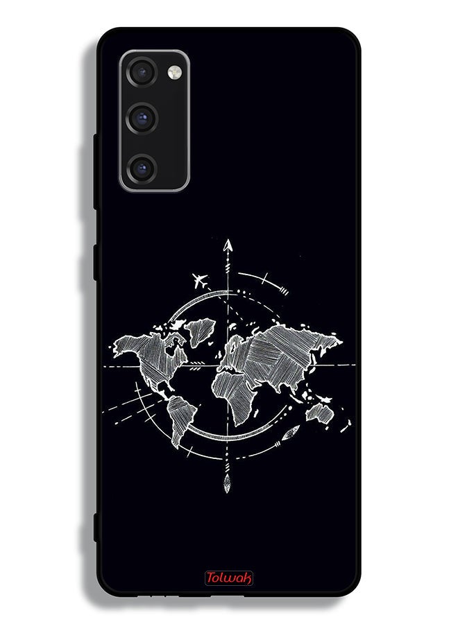 Tolwak Samsung Galaxy S20 FE Protective Case Cover Compass Art - Image 2