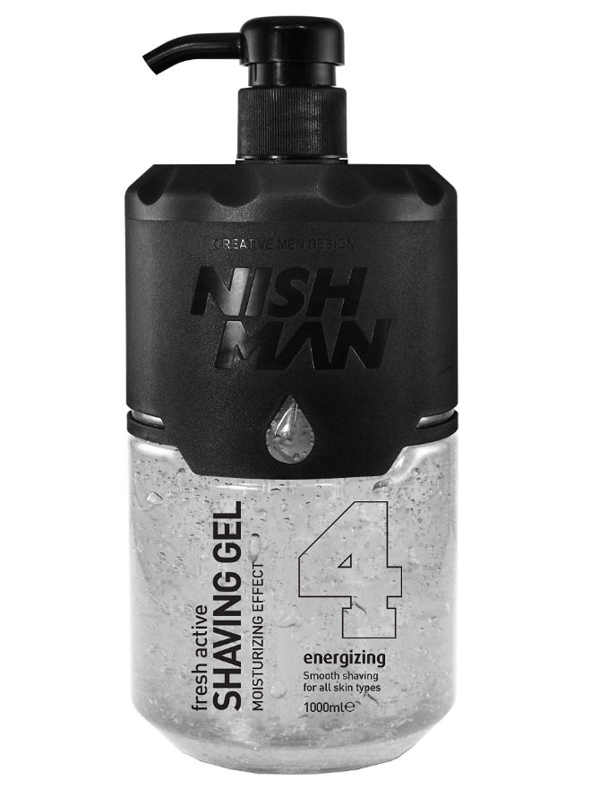 Nishman Shaving Gel 04 1000 ml - Image 3