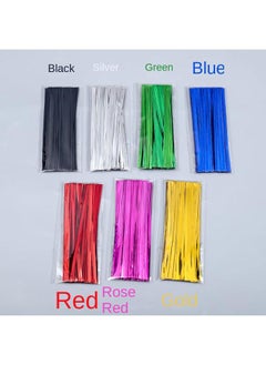 Bluejw In Stock Tie Silk Wholesale Gold And Silver Color Tie Silk Bread Tie Silk Candy Tie Tie Tie Packaging Sealing Tie Bag  - Image 4