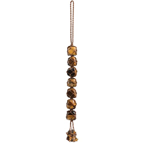 Hanging Ornaments Natural Tiger Eye Ornaments Home Decor Gemstones Reiki Feng Shui Ornament Window Wall Ornament