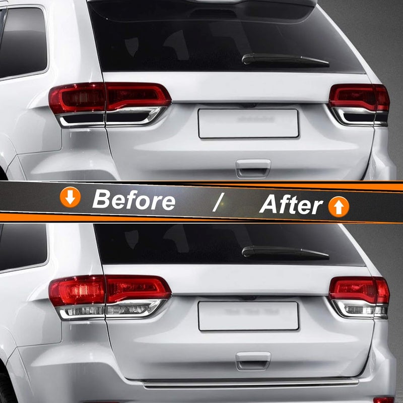 NDRUSH Smoked Taillight Rear Fender Vinyl Tint Film, Precut Overlay, Tail Light Wrap Cover Compatible with 2014-2020 Jeep Grand Cherokee - Image 4