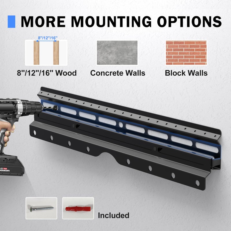 XINLEI No Stud TV Wall Mount, Drywall Studless TV Hanger for Most 12-55 inch Flat Screen TVs, Holds up to 100lbs, No Drill, Easy Install (MF81) - Image 4