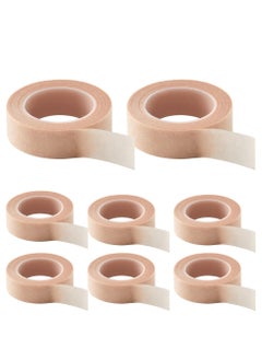 Generic 8 Rolls Flexible Skin Tape Breathable Nose Tape，Micropore Tape, Paper tape medical,  Self Adhesive First Aid Bandages for Wound Injuries Swelling (0.5 in x 10 Yd)  - Image 1