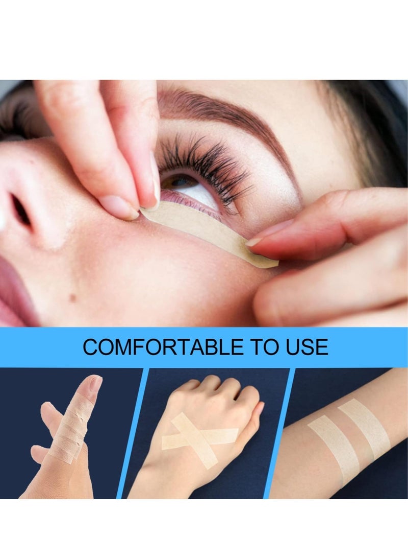 Generic - 8 Rolls Flexible Skin Tape Breathable Nose Tape，Micropore Tape, Paper tape medical,  Self Adhesive First Aid Bandages for Wound Injuries Swelling (0.5 in x 10 Yd) - Image 1