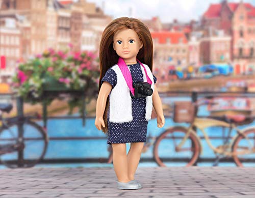 Lori 6Inch Mini Travel Doll with Accessories Clothes Shoes Camera 3 Years Rosalie - Image 5