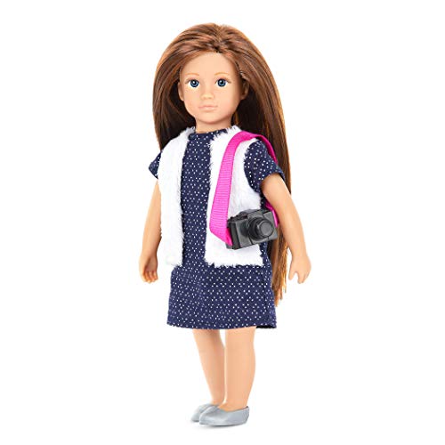 Lori 6Inch Mini Travel Doll with Accessories Clothes Shoes Camera 3 Years Rosalie - Image 1