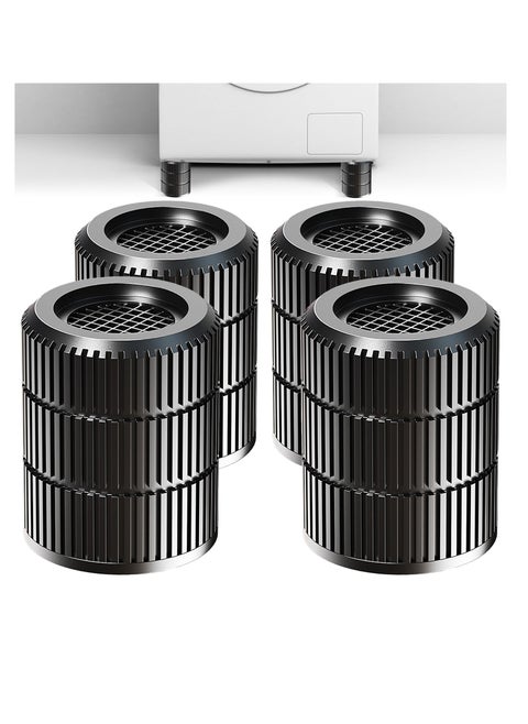 Anti Vibration Pads for Washing Machine 4Pack Stackable Shock Noise Cancelling Washer Dryer Isolation Pad - Non-slip Noise Cancelling and Shock Support Protects Pedestals Fits Most Models