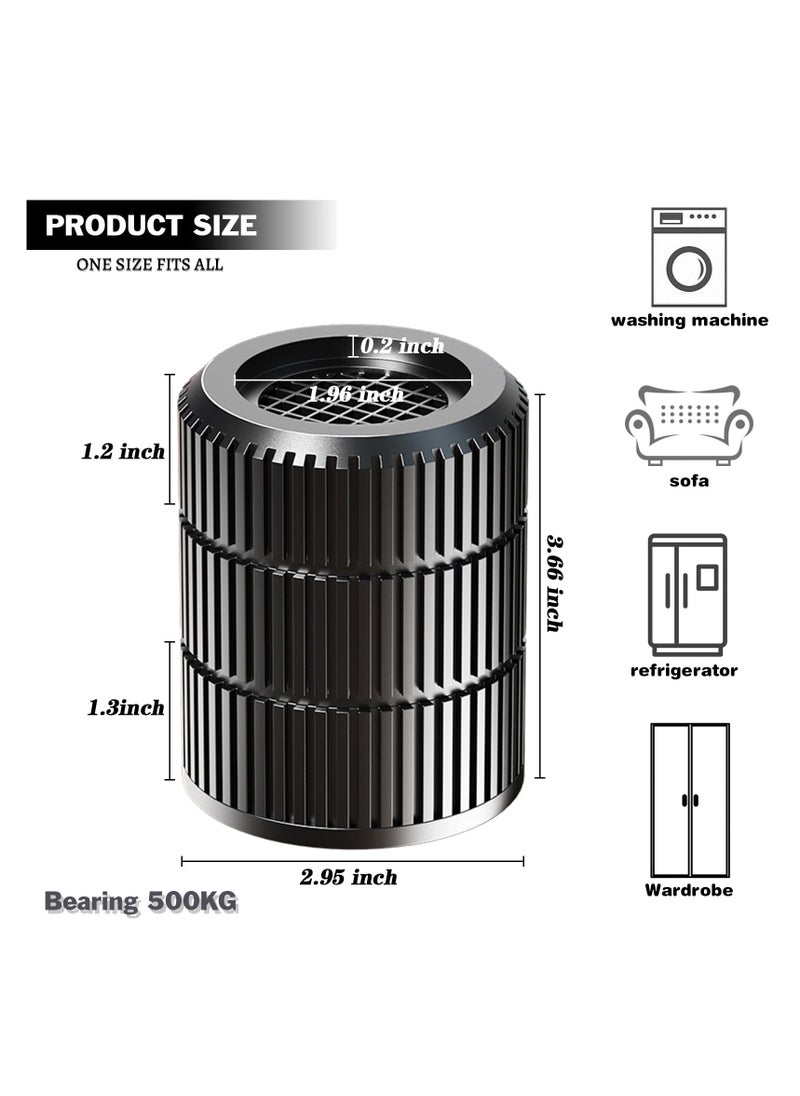 SYOSI - Anti Vibration Pads for Washing Machine 4Pack Stackable Shock Noise Cancelling Washer Dryer Isolation Pad - Non-slip Noise Cancelling and Shock Support Protects Pedestals Fits Most Models - Image 1