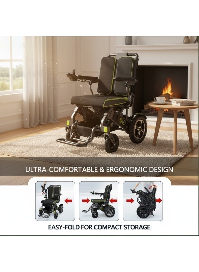 Gilani Mobility YE200 Lightweight Foldable Electric Wheelchair with Smart Control System - Image 3