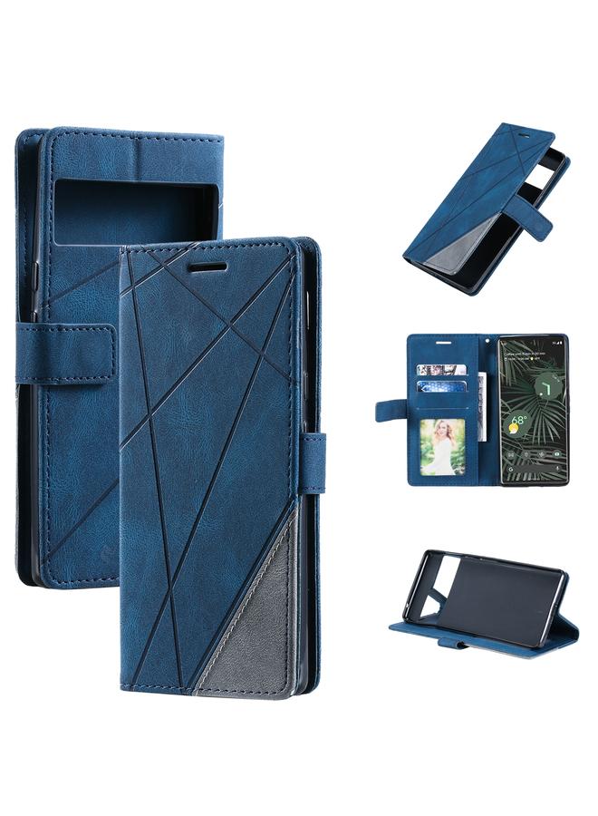 S-TOP Case For Google Pixel 6 Pro Skin Feel Splicing Leather Phone Case - Image 1