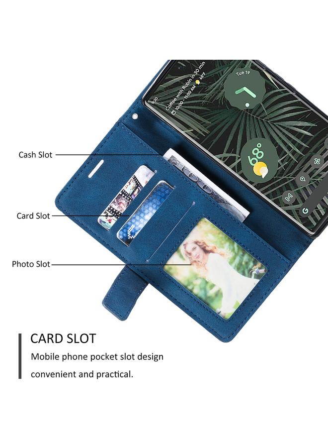 S-TOP Case For Google Pixel 6 Pro Skin Feel Splicing Leather Phone Case - Image 4