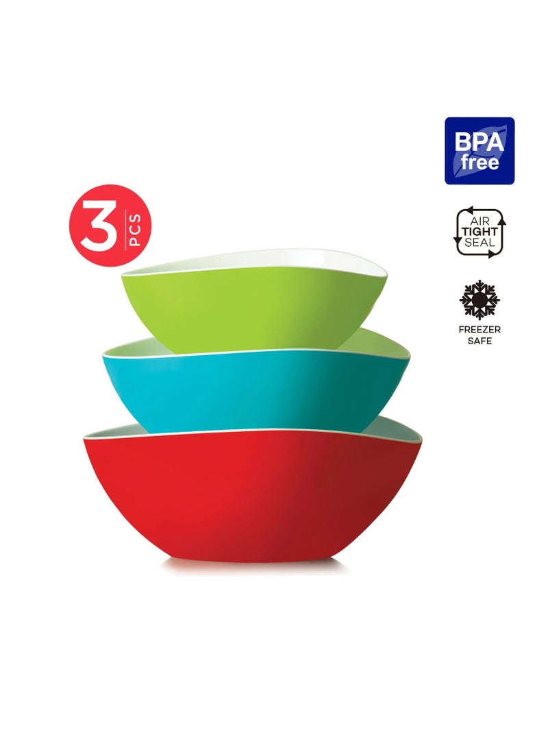 كوزموبلاست LOCK2GO طقم وعاء مسطح 3 قطع - Image 1