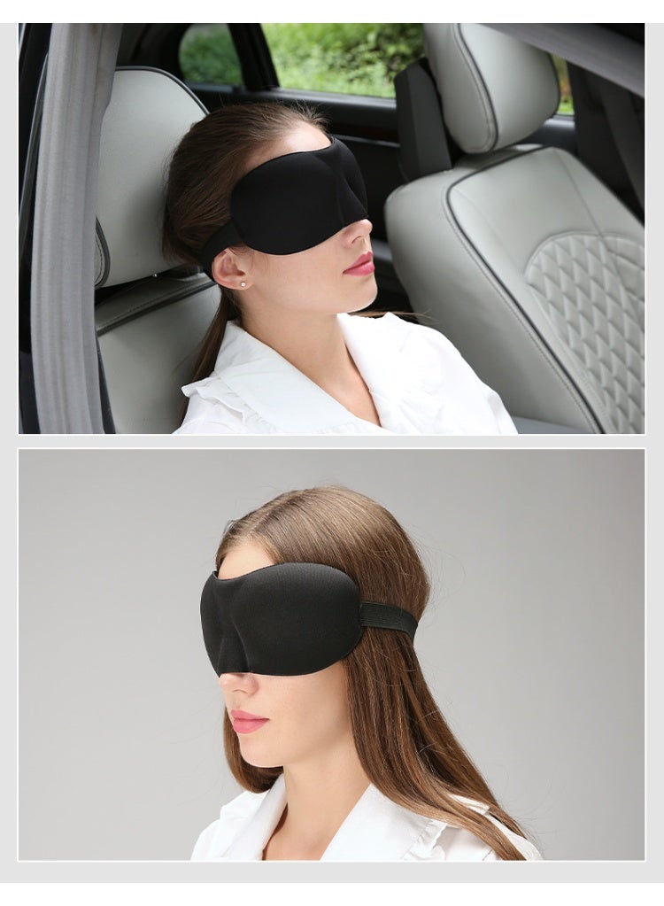jisimu Sleep Mask Blackout Black silk sleep eye mask Comfortable & Breathable Eye Mask Best Night Companion Eyeshade - Image 4