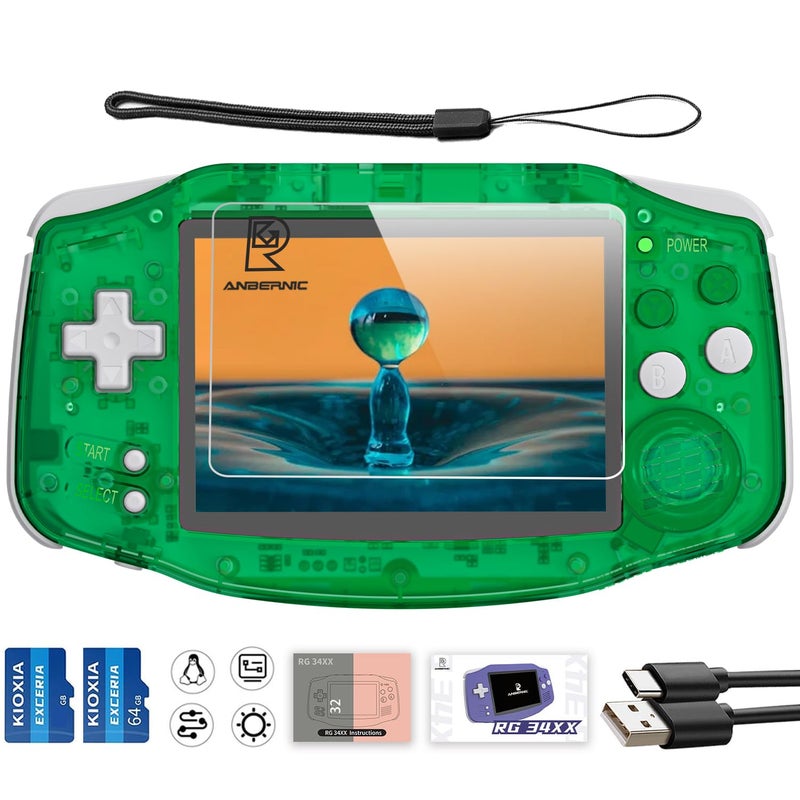 Aivuidbs RG34XX Retro Handheld Game Console 34 Inch IPS Screen 64GB Storage 5532 PreInstalled Games WiFi HDMI - Image 3