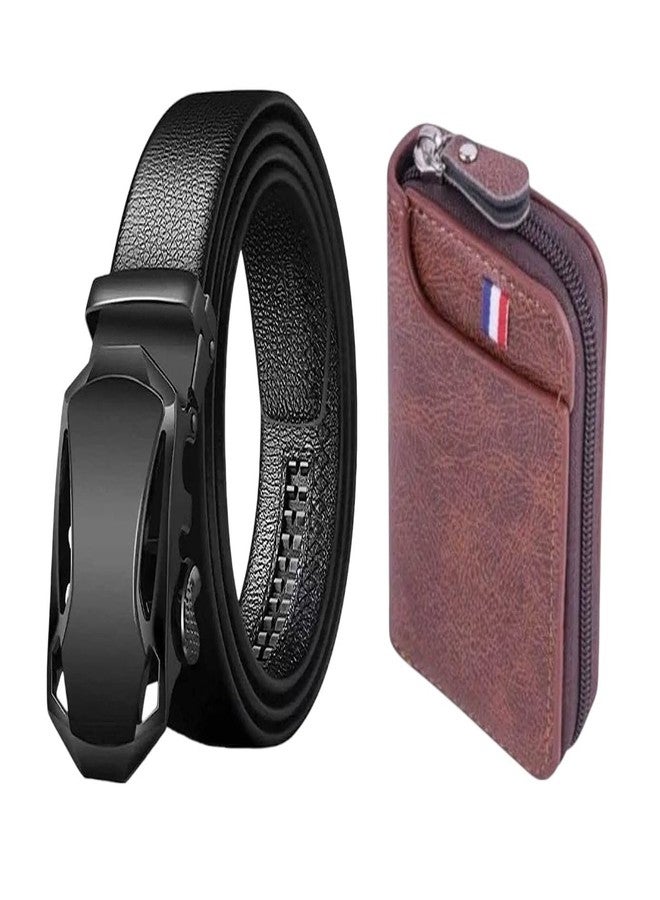 Hendon Gift for Men Combo - Genuine PU Leather Wallet and Belt Combo Box - Birthday Special & Unique Gift Ideas for Husband, Boyfriend, Teachers, Father (Brown) - Image 1