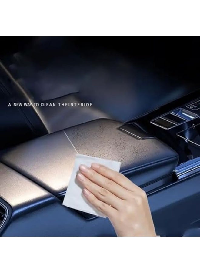 مناديل مبللة لتنظيف السيارة  80 قطعة | مناديل ورقية مبللة لغسيل السيارات | ملحقات تنظيف السيارة مجموعة كاملة من الداخل والخارج | مناديل ورقية للمحرك والدراجة والسيارة والعناية بالسيارة-165 - Image 4