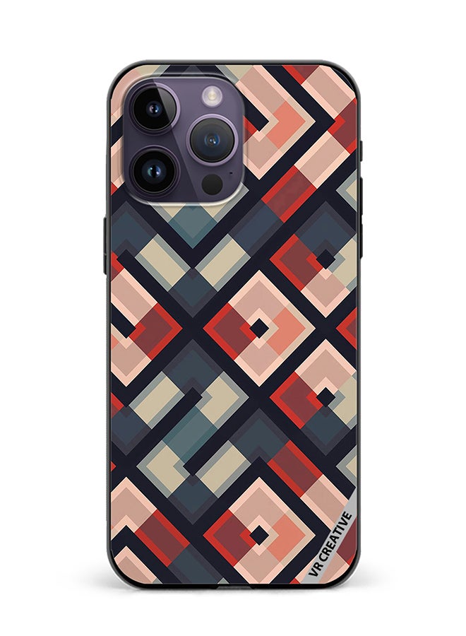 VR CREATIVE Protective Case Cover For Apple iPhone 15 Pro Pattern Design Multicolour - Image 1