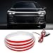 Hbxdeco Car Hood Light Strip 71 Inches Waterproof Flexible LED Strip Dynamic Scan Start Up Car Daytime Running Lights Universal Auto Exterior Decor Accessories for Most Vehicles White 71 Inches - Image 2