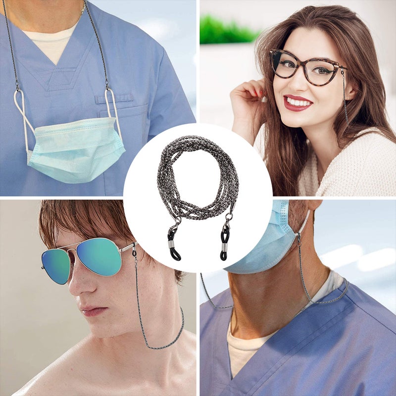 1 Set Metal Chain Strap Lanyard Glasses Hanging Rope - Image 3